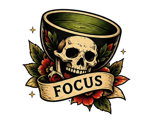 Focus matcha graphic