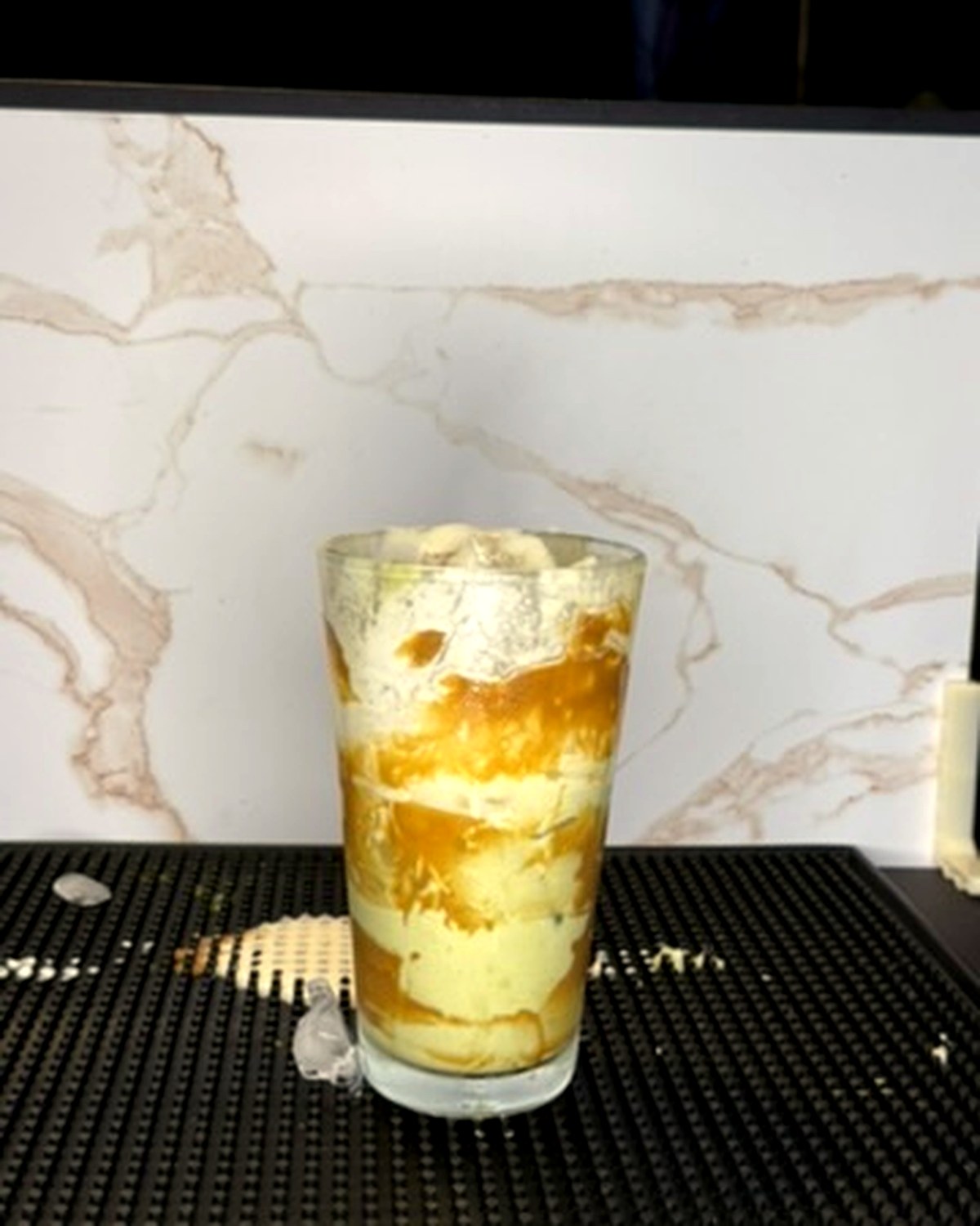 Mango cream specialty drink